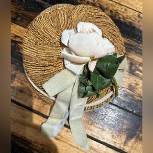 Beautiful straw vintage hat